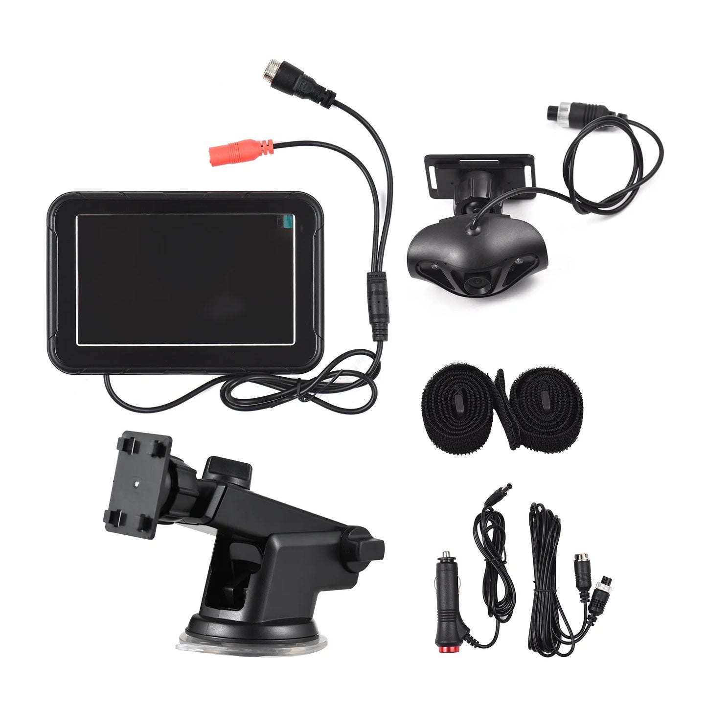 Baby Car Monitor, 1080P High Definition Monitor Camera for Baby Rear Facing Seat 5 Inch Car Seat Mirror Display 150° Wide View Night Vision Baby Car Mirror Camera Easy Installation, Black