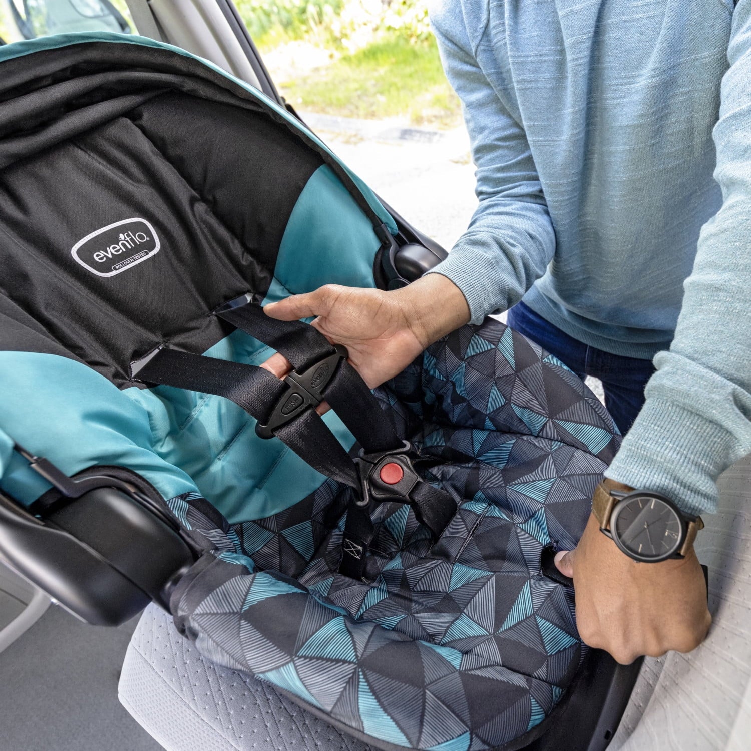 Nurturemax Infant Car Seat, Dallas Blue