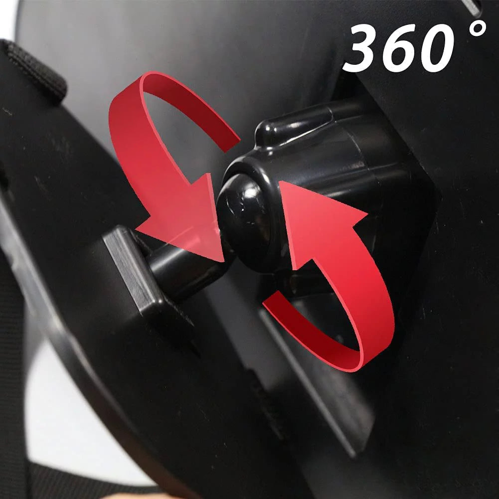Baby Car Mirror with Wide Clear View, Shatterproof Car Seat Mirror for Infant Newborn Baby Kids in Rear Facing Backseat, Black