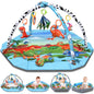 Baby Play Gym Mat 26-In-1 Tummy Time Mat Dinosaur Baby Play Mat Activity Gym ...