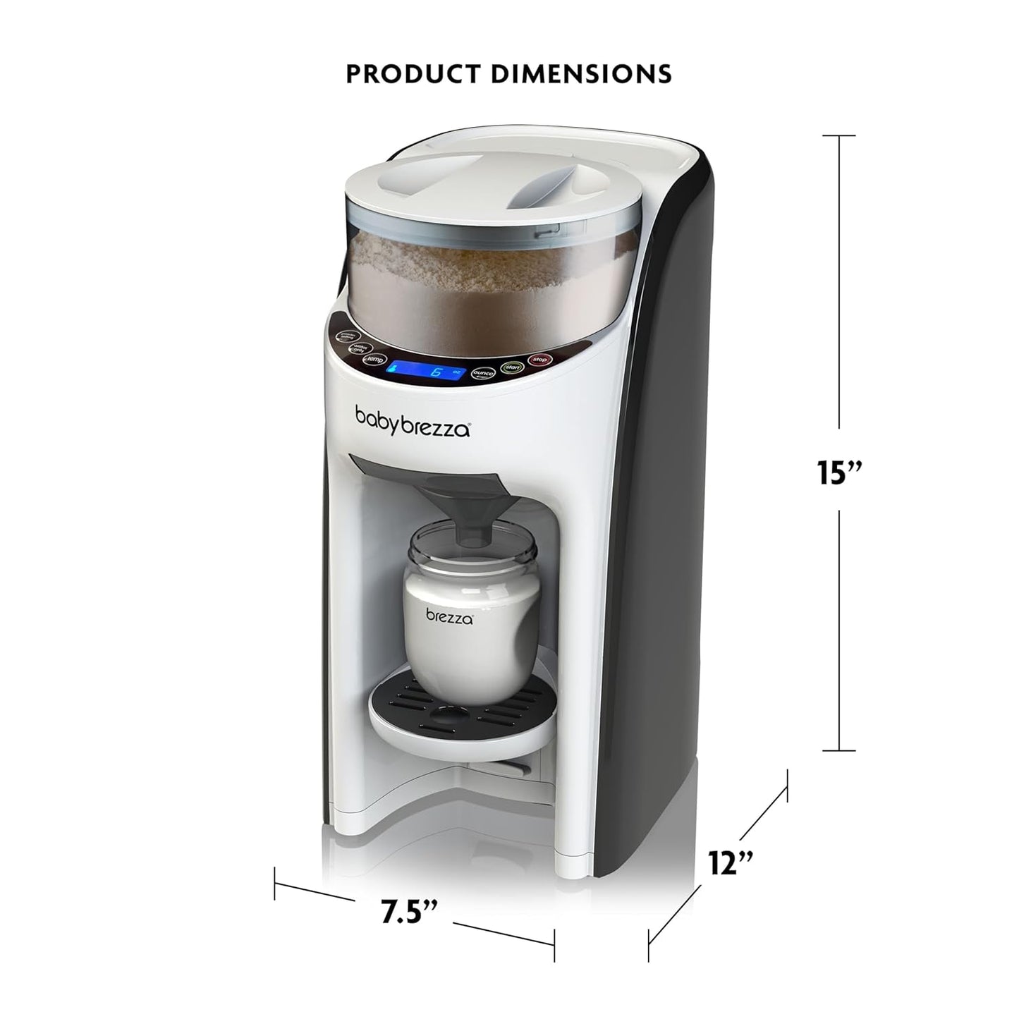 New and Improved Formula Pro Advanced Formula Dispenser Machine - Automatically Mix a Warm Formula Bottle Instantly - Easily Make Bottle with Automatic Powder Blending, White