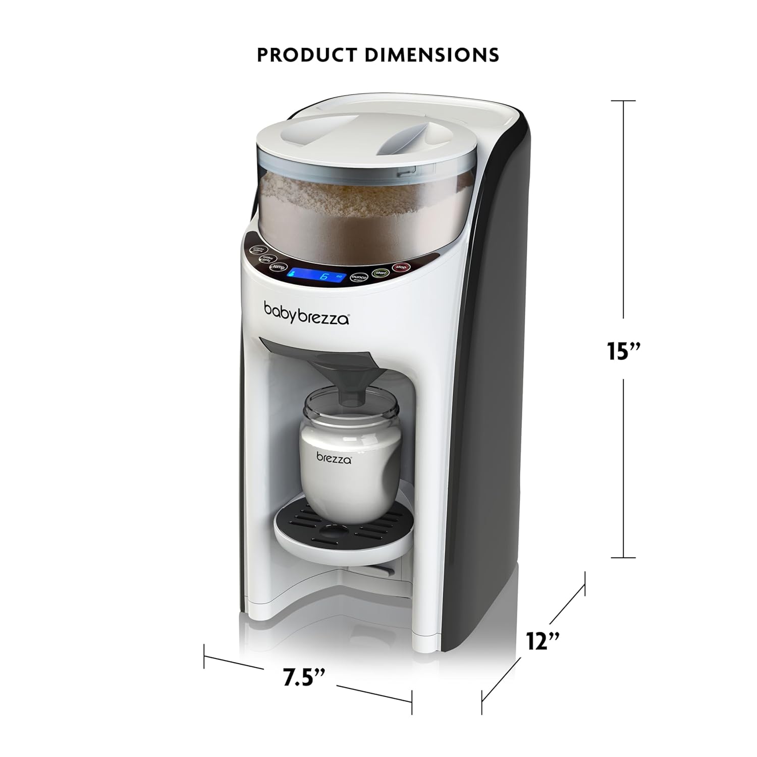 New and Improved Formula Pro Advanced Formula Dispenser Machine - Automatically Mix a Warm Formula Bottle Instantly - Easily Make Bottle with Automatic Powder Blending, White