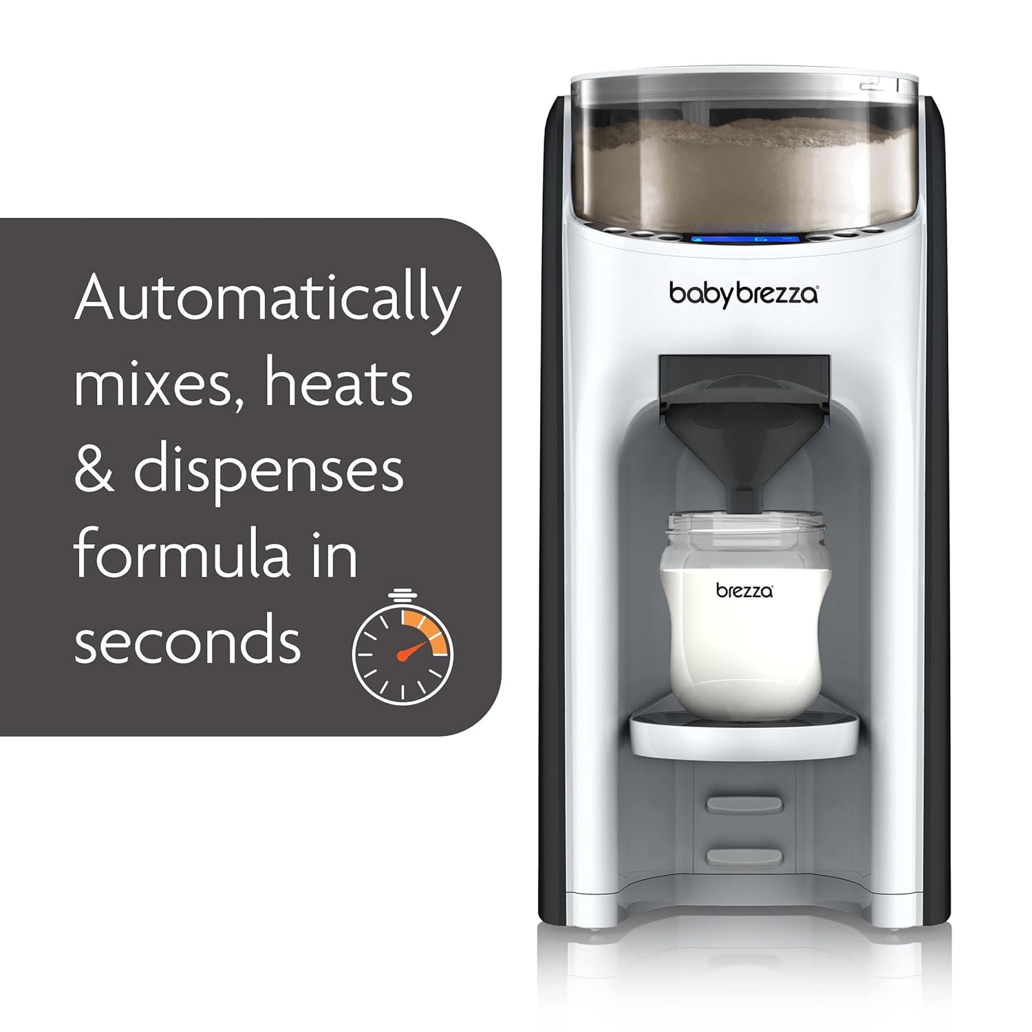 New and Improved Formula Pro Advanced Formula Dispenser Machine - Automatically Mix a Warm Formula Bottle Instantly - Easily Make Bottle with Automatic Powder Blending, White