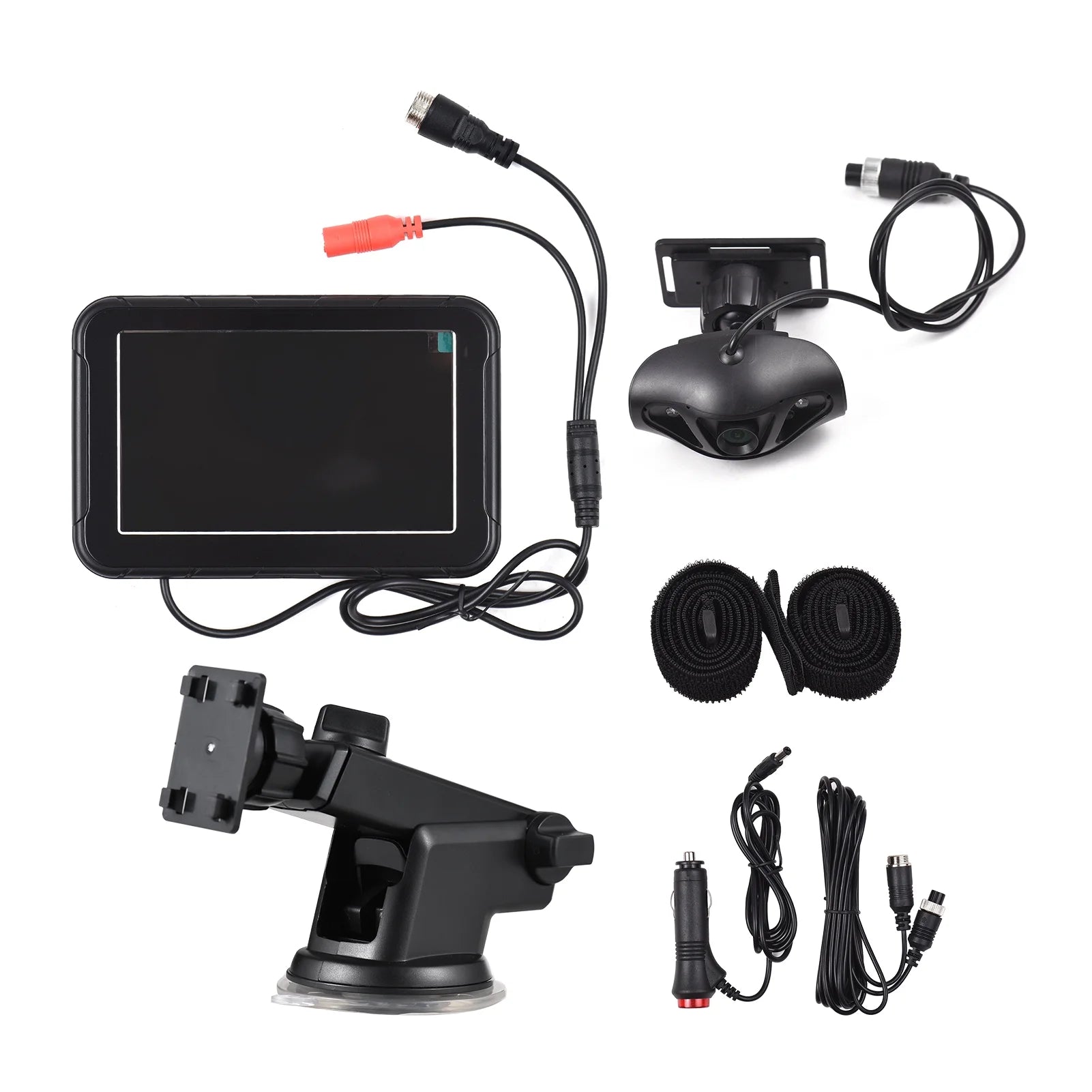 Baby Car Monitor, 1080P High Definition Monitor Camera for Baby Rear Facing Seat 5 Inch Car Seat Mirror Display 150° Wide View Night Vision Baby Car Mirror Camera Easy Installation, Black
