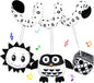 Baby Spiral Activity Car Seat Toys, Black and White Baby Toys, High Contrast Baby Sensory Toys, Newborn Hanging Plush Stroller Toys for 0 3 6 9 12 Months Boys Girls (Owl)
