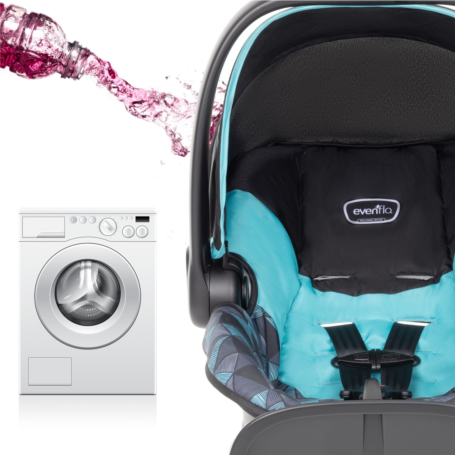 Nurturemax Infant Car Seat, Dallas Blue